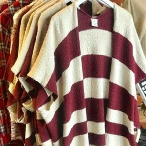 STRIPED CARDIGAN WITH FRINGE